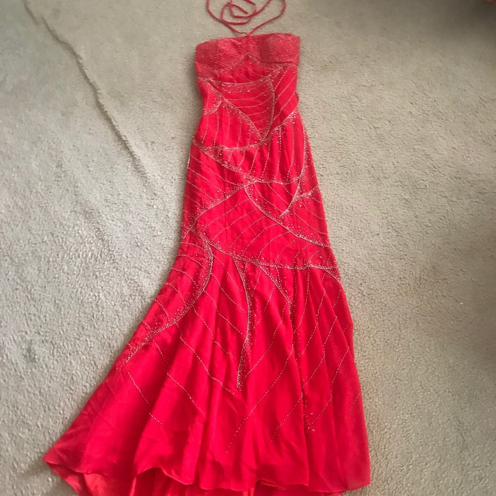 Sparkly red gown - Women's M